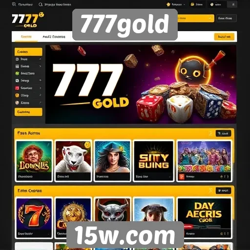 Interface do usuário do 777gold é intuitiva e acessível